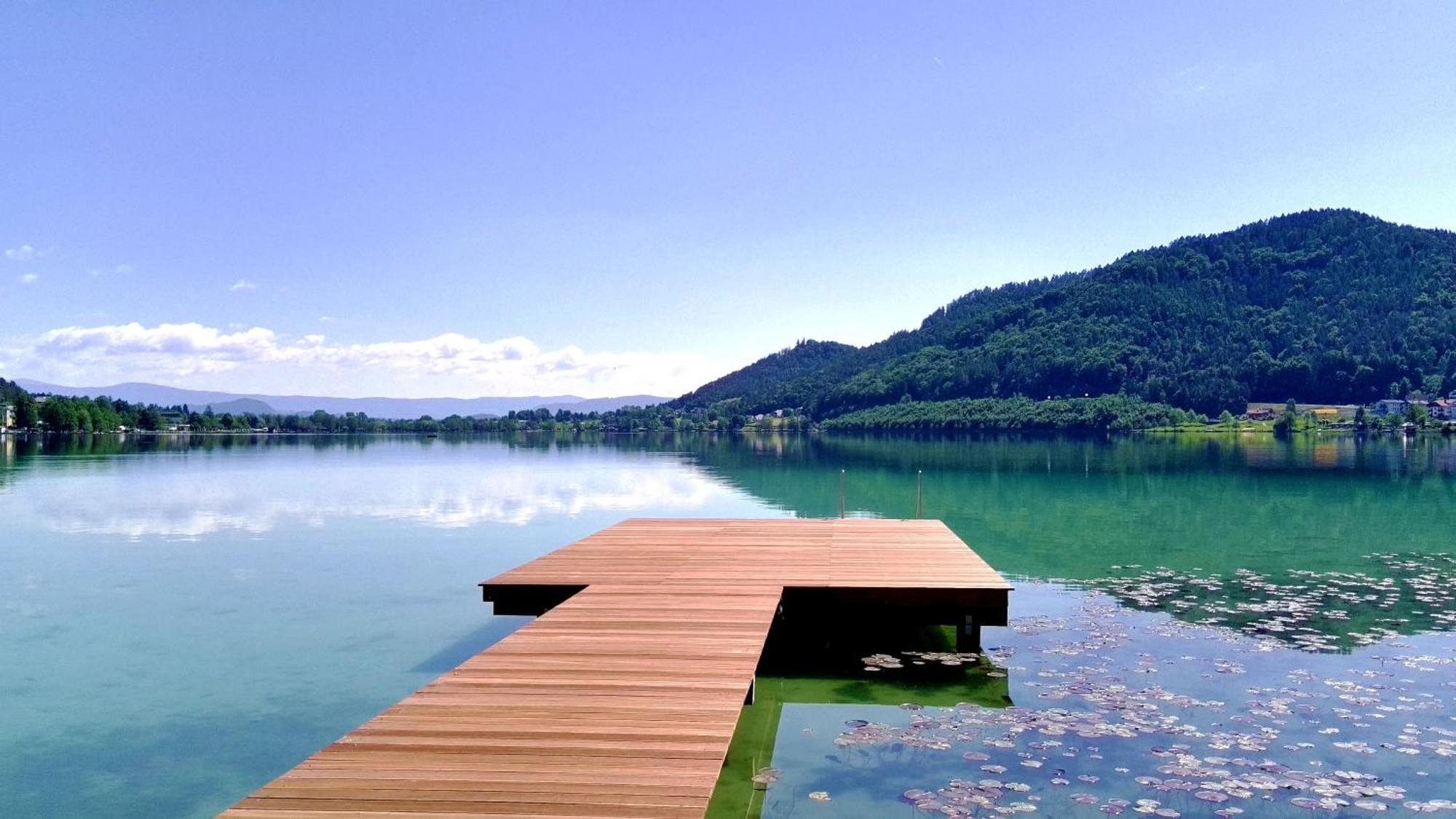 Haus Am See Sankt Kanzian am Klopeiner See Bagian luar foto