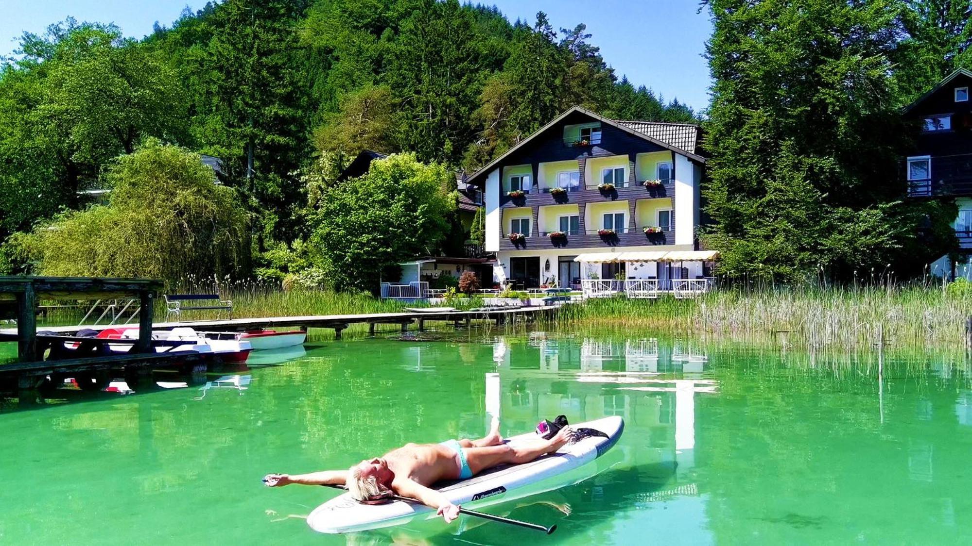 Haus Am See Sankt Kanzian am Klopeiner See Bagian luar foto